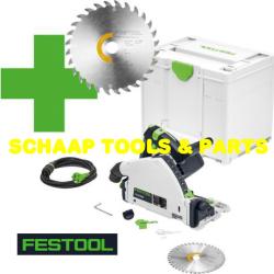 Invalcirkelzaagmachine TS 55 FEBQ-Plus met HW cirkelzaagblad WD42 + W28 in SYS3 M 337 | 577843